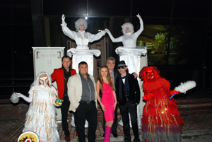 музыканты на открытии ресторана